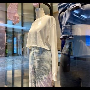 Free People Denver Long Sleeve L White